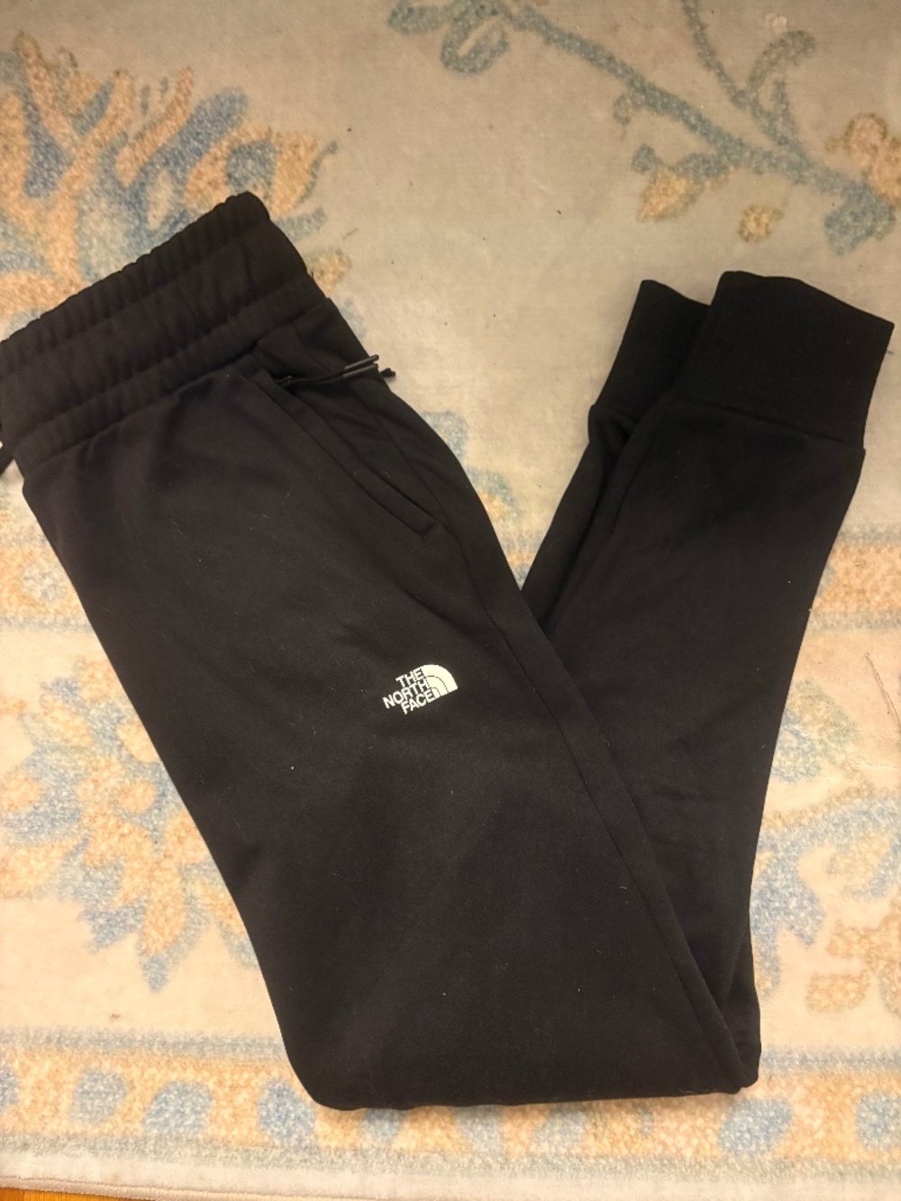The North Face Black Fleece Joggers Sweatpants Women's Small Cozy